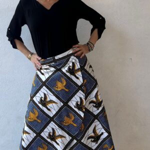 Manjago Skirt Pájaros